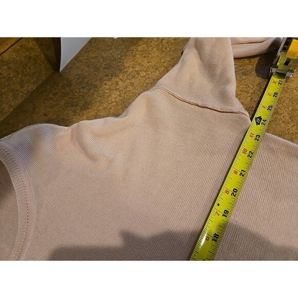 Van Heusen Womens Light Pink Sweater Pullover Long Sleeve Thin Knit  Size L Lady - Picture 5 of 16